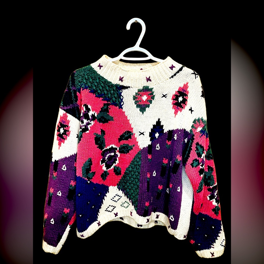 Vintage Hand Knit Chunky Sweater